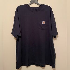 Carhartt Blue Short Sleeve Tee Heavyweight Cotton